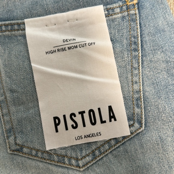 NWT PISTOLA DEVIN HIGH RISE MOM CUT OFF SHORTS WOMENS SIZE 27 - Picture 7 of 10